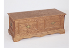 This blanket chest is the perfect place for storing all sorts of extras anywhere in the home
