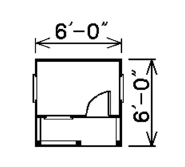 Image Of Large First Floor For House Plan 066D-3000