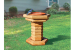 Lanscape timber bird feeder has rustic country charm and is perfect for the bird enthusiast