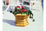 Landscape timber deck planter would be the perfect addition on the deck of a rustic or vacation home plan