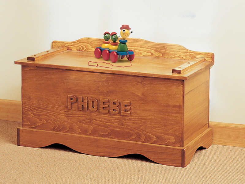 Building Plans Front of Home Personalized Toy Chest