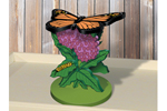 This cheerful butterfly plant stand is the perfect look for a greenhouse, sunroom or covered patio