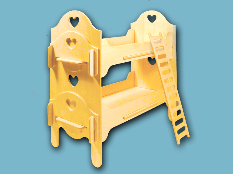 Building Plans Front of Home Doll Bunk Beds