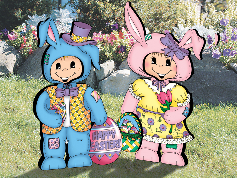 Ranch Plan Front of Home Dress-Up Darlings - Easter