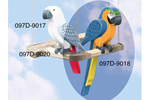 Colorful 3D blue macaw is a great addition to a sun porch or patio area
