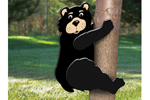 Climbing bear pattern looks great on a large tree