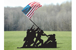 Iwo shadow pattern represents this historical battle