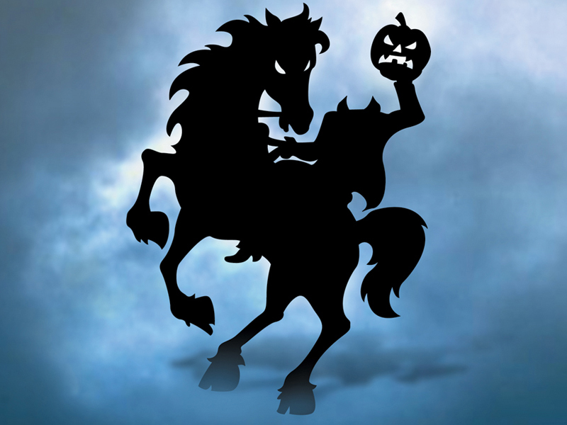 Traditional Plan Front of Home Headless Horseman Shadow