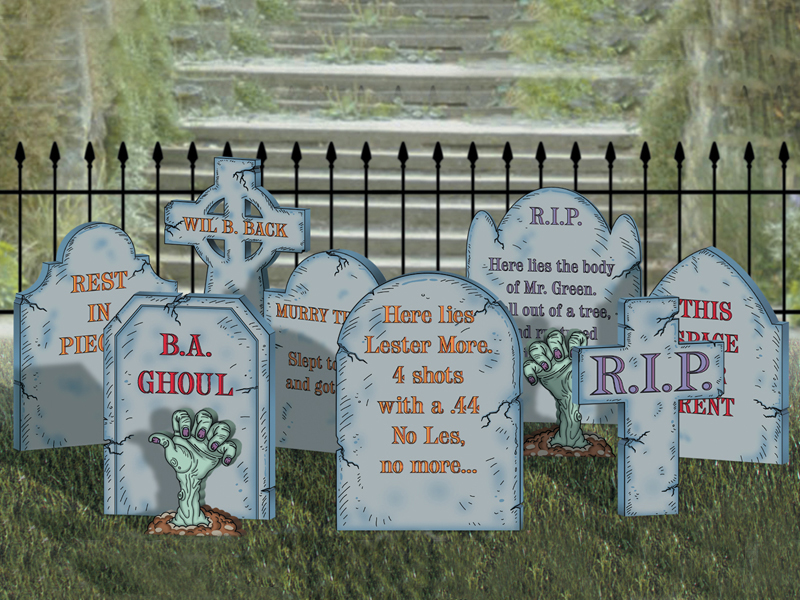 Traditional Plan Front of Home Create-A-Graveyard
