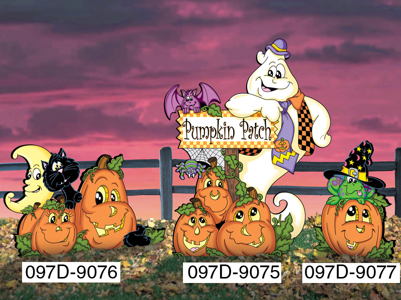 Front Image Pumpkin Patch Sign Post