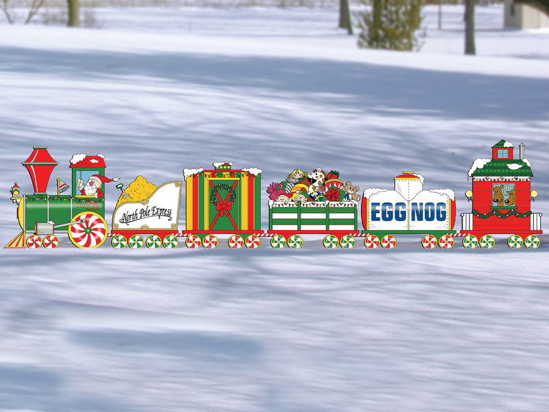 Craftsman Plan Front of Home North Pole Express