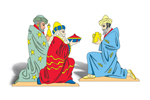 Three wise men The three wise men add greaty to your outdoor nativity scene