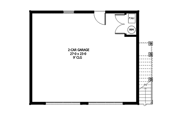 Image Of Large First Floor For House Plan 104D-7501