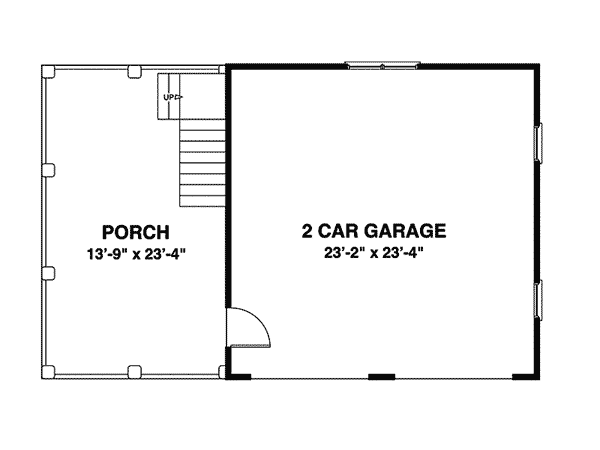 Image Of Lower Level For House Plan 108D-6000
