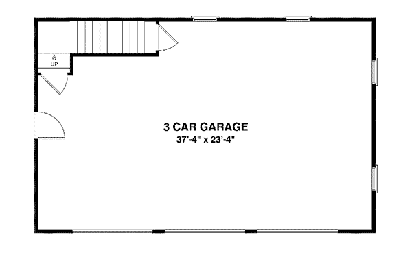 Image Of Lower Level For House Plan 108D-6002