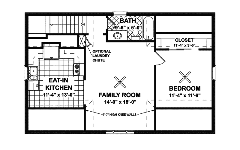 Building Plans Second Floor 108D-7501 | House Plans and More