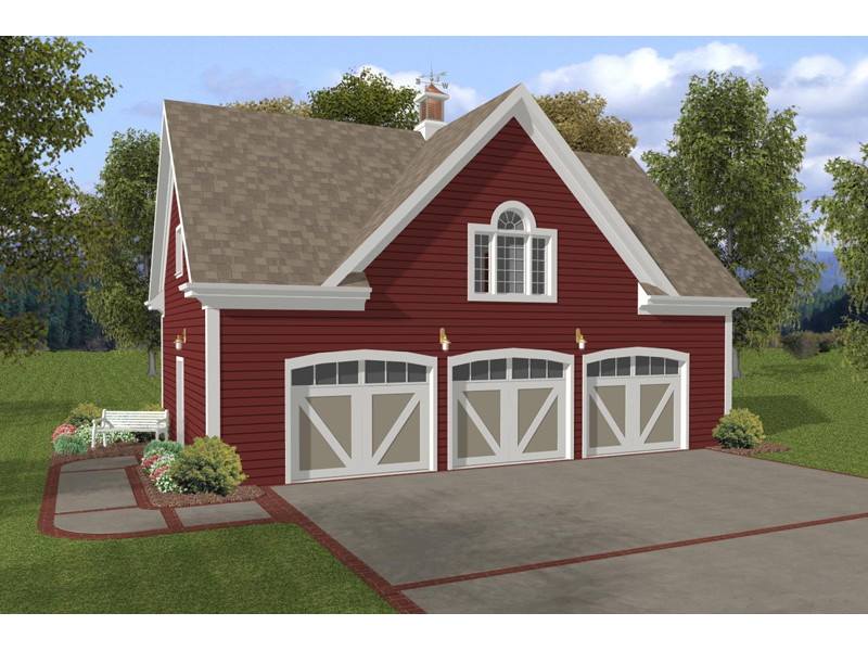 Building Plans Front of Home 108D-7501 | House Plans and More