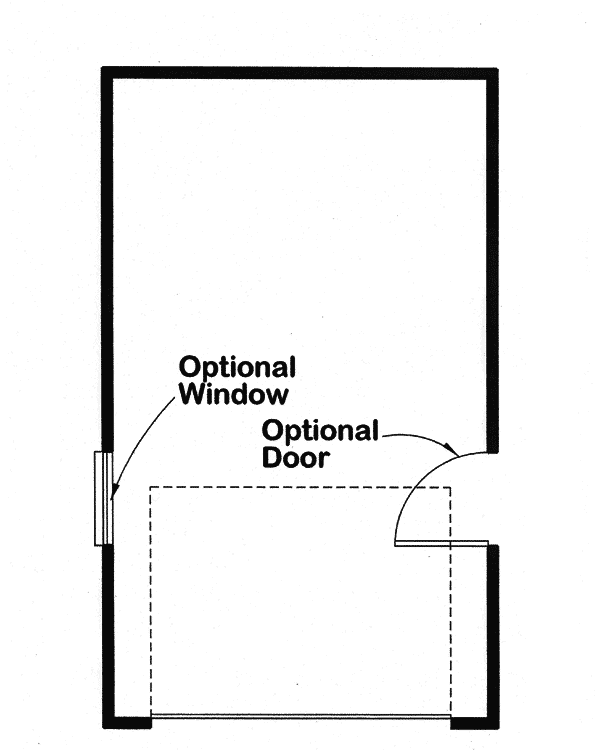 Image Of Large First Floor For House Plan 109D-6007
