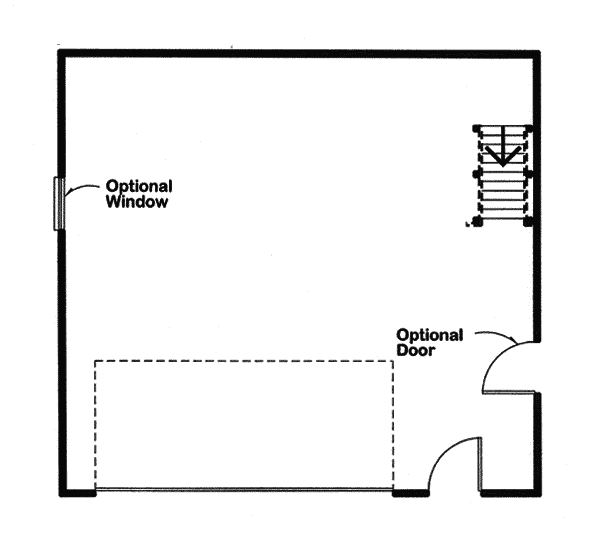 Image Of Large First Floor For House Plan 109D-6011