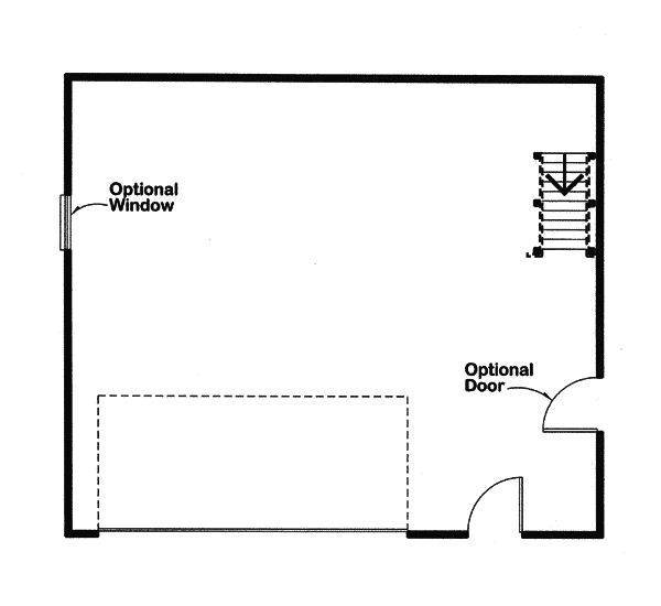 Image Of Large First Floor For House Plan 109D-6012