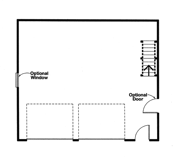 Image Of Large First Floor For House Plan 109D-6013