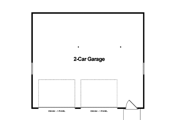 Image Of Large First Floor For House Plan 109D-6017