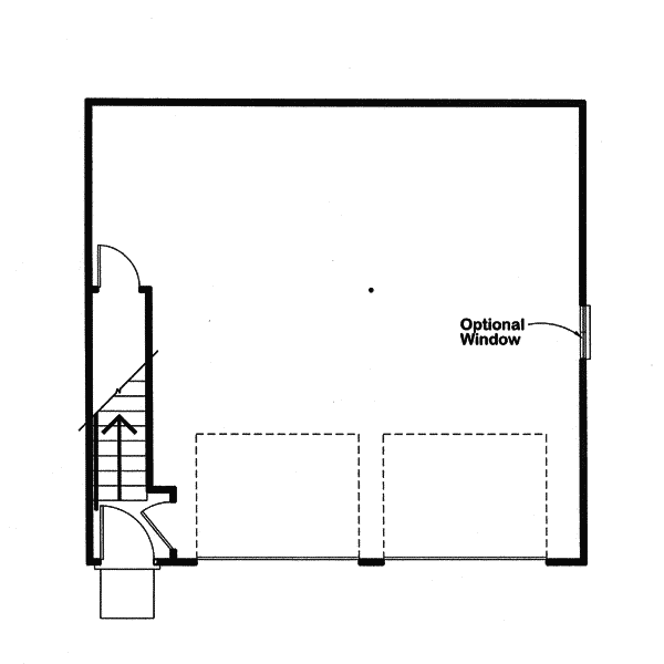 Image Of Large First Floor For House Plan 109D-6018