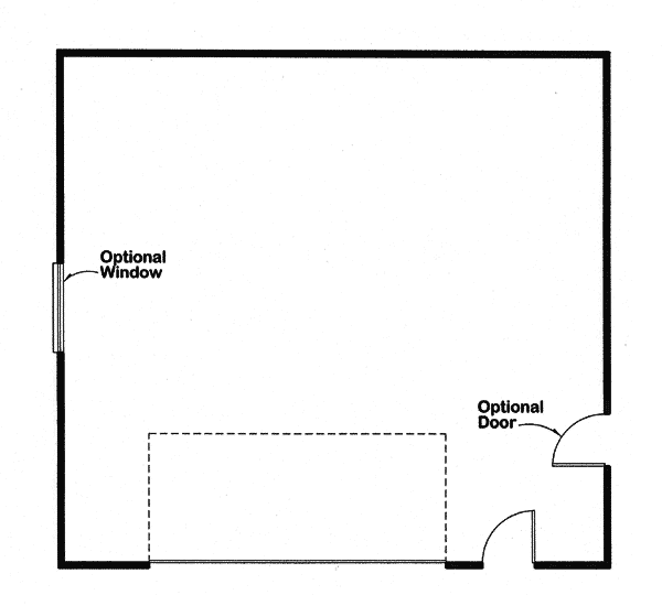 Image Of Large First Floor For House Plan 109D-6020