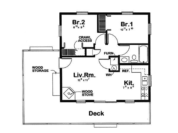 Building Plans First Floor 109D-7500 | House Plans and More