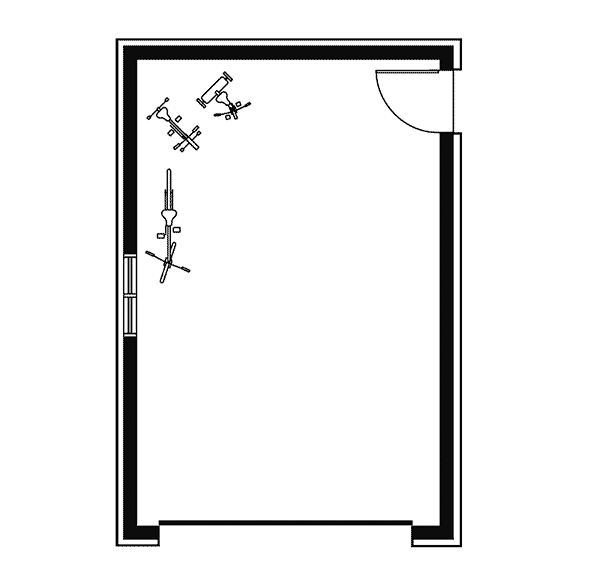 Image Of Large First Floor For House Plan 113D-6002