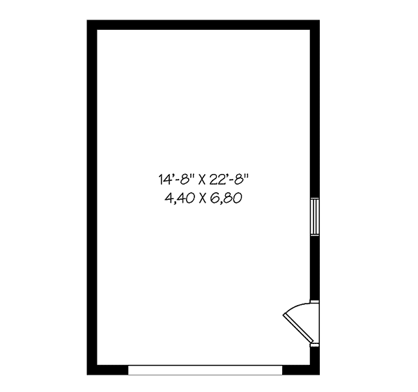 Image Of Large First Floor For House Plan 113D-6005