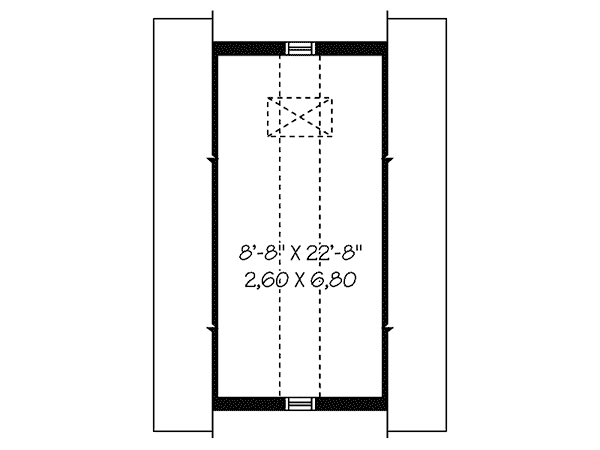 Image Of Second Floor For House Plan 113D-6005