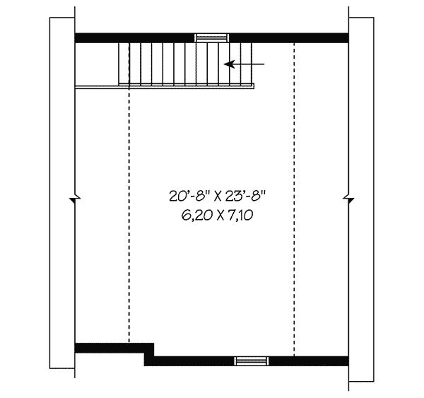Image Of Second Floor For House Plan 113D-6009