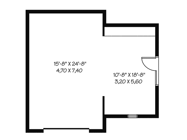 Image Of Large First Floor For House Plan 113D-6011