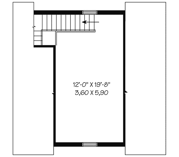 Image Of Second Floor For House Plan 113D-6013
