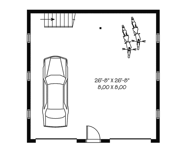 Image Of Large First Floor For House Plan 113D-6015