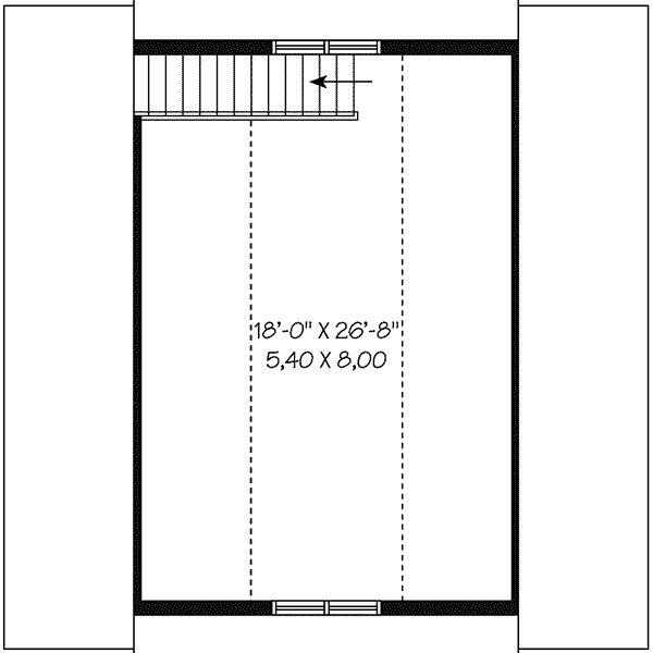 Image Of Second Floor For House Plan 113D-6015