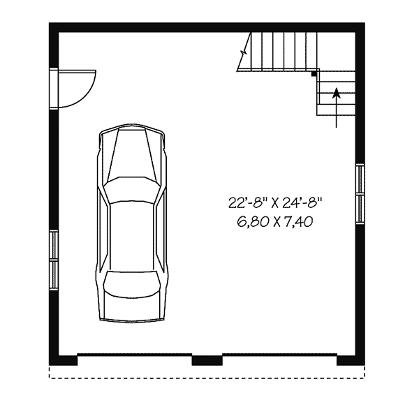 Image Of Large First Floor For House Plan 113D-6017