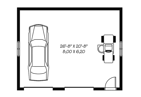 Image Of Large First Floor For House Plan 113D-6021