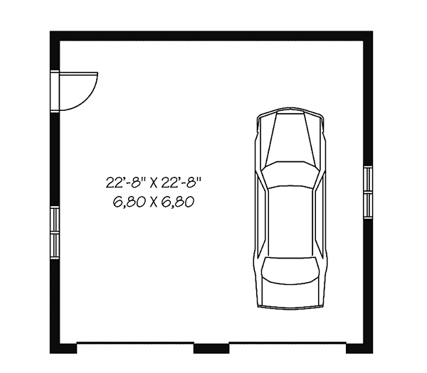 Image Of Large First Floor For House Plan 113D-6022