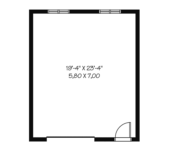 Image Of Large First Floor For House Plan 113D-6023