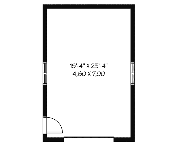 Image Of Large First Floor For House Plan 113D-6026