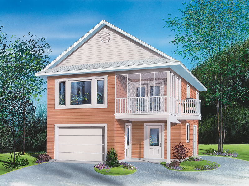 Building Plans Front of Home 113D-7502 | House Plans and More