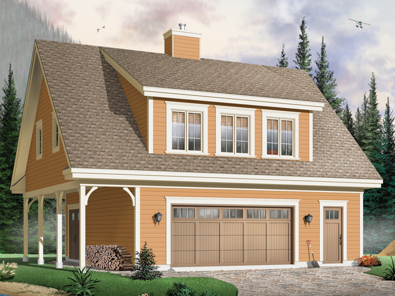 Building Plans Front of Home 113D-7505 | House Plans and More