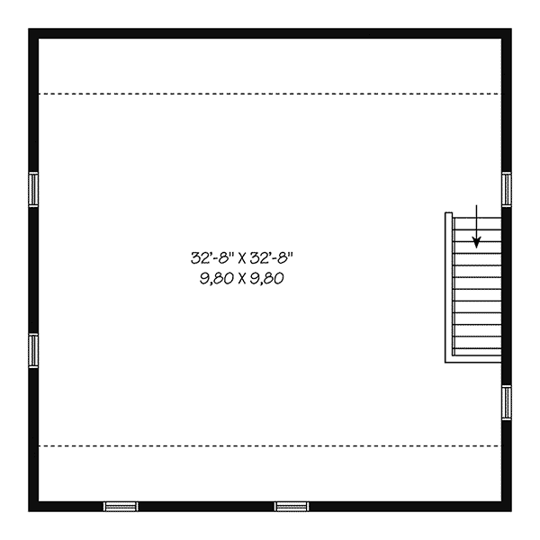 Image Of Second Floor For House Plan 113D-7506