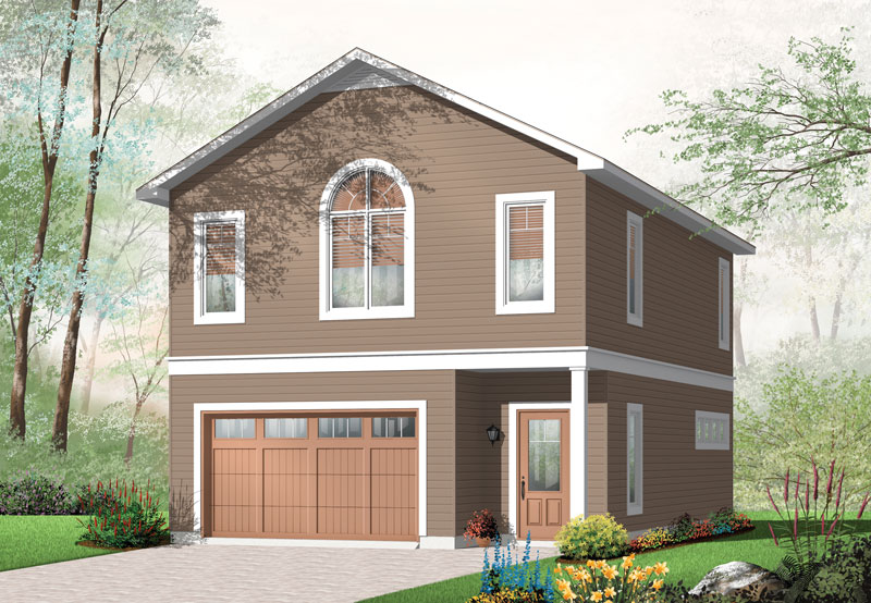 Building Plans Front of Home 113D-7507 | House Plans and More