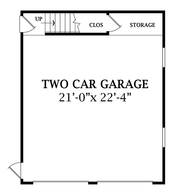 Image Of Large First Floor For House Plan 114D-6000