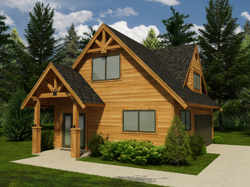 Building Plans Front of Home 117D-6001 | House Plans and More