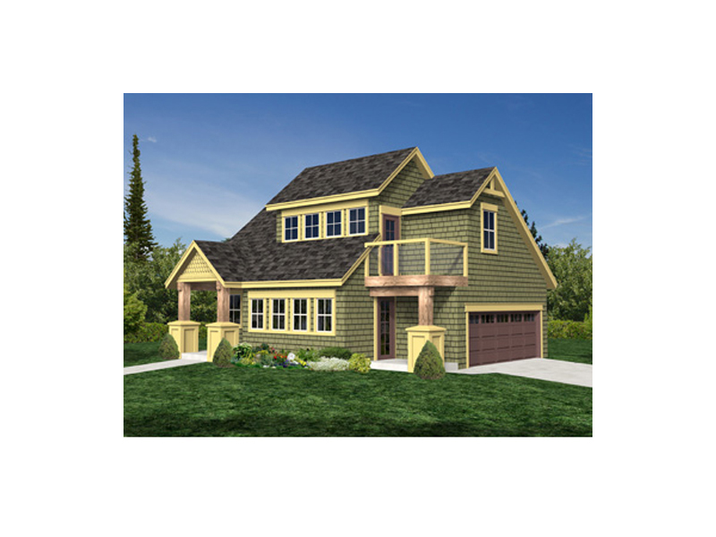 Building Plans Front of Home 117D-7500 | House Plans and More