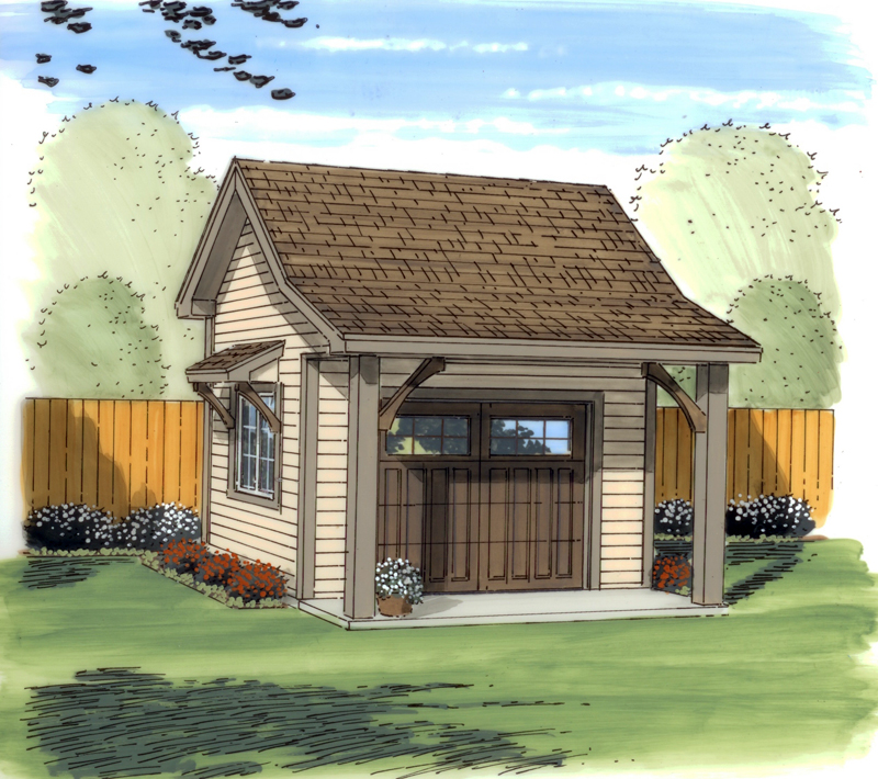 Building Plans Front of Home 125D-4500 | House Plans and More